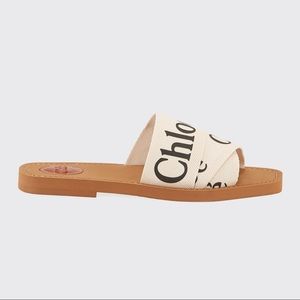 Chloe Woody Sandals - Authentic
